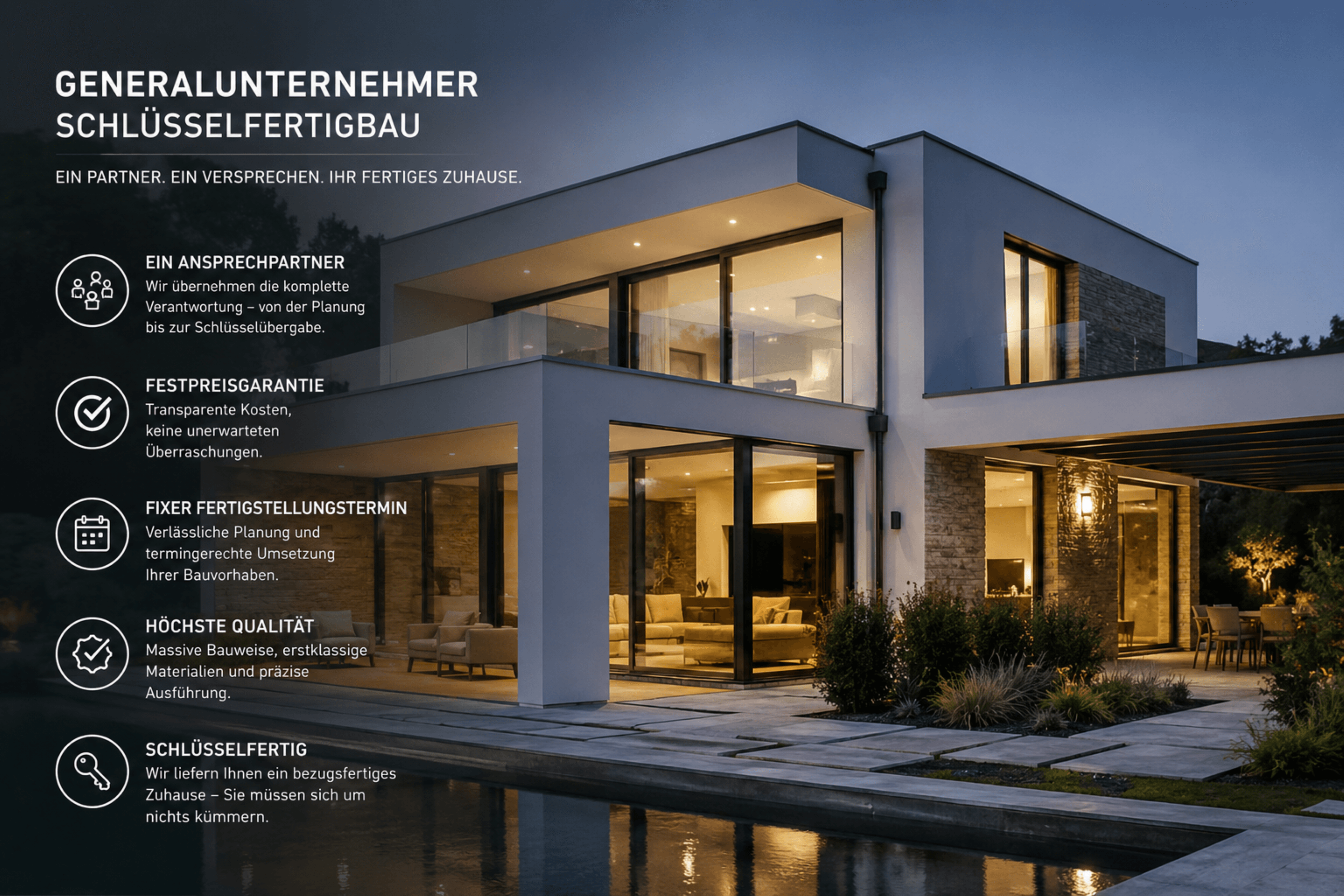Generalunternehmer Schlüsselfertigbau