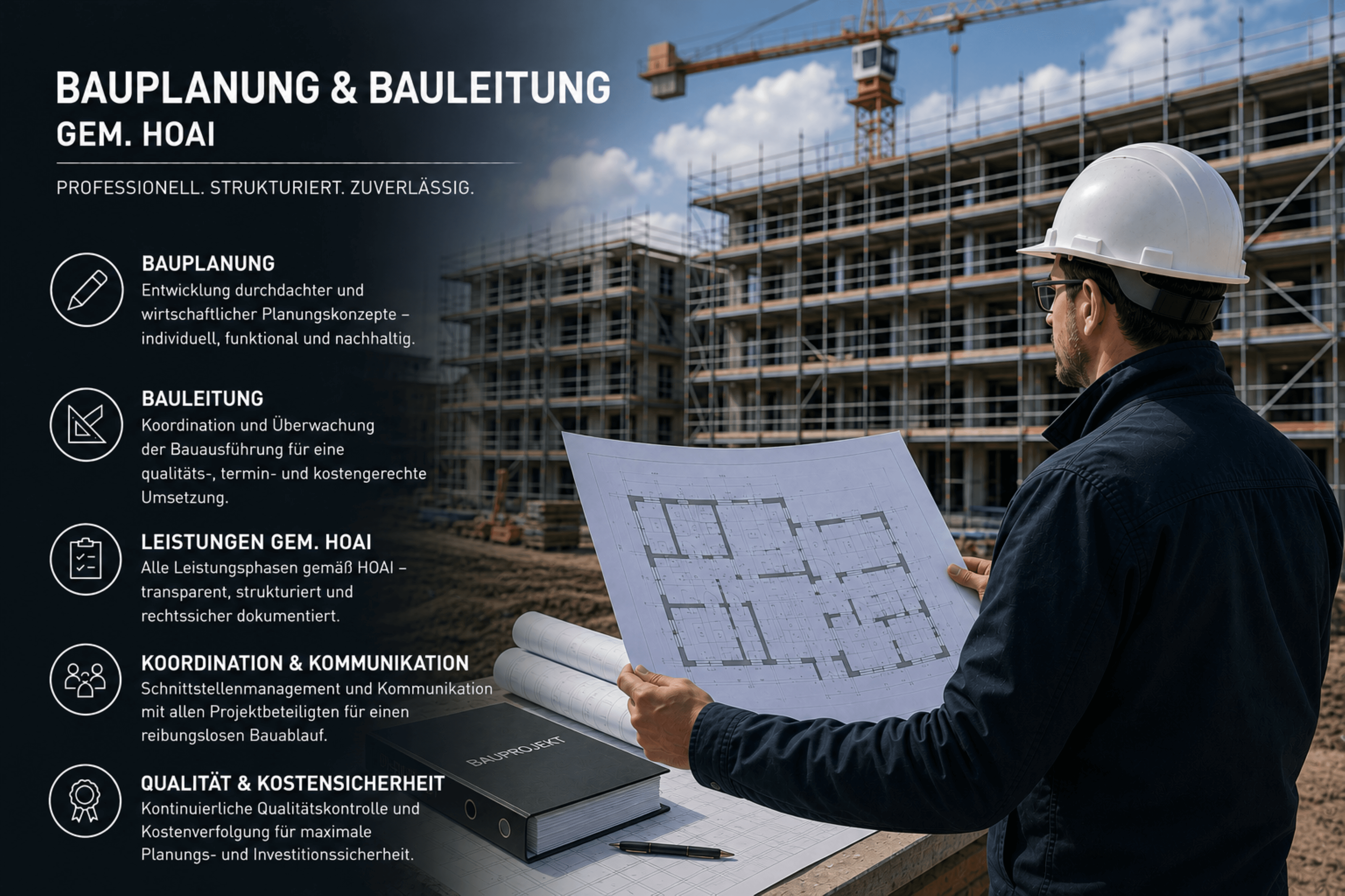 Bauplanung und Bauleitung gem. HOAI